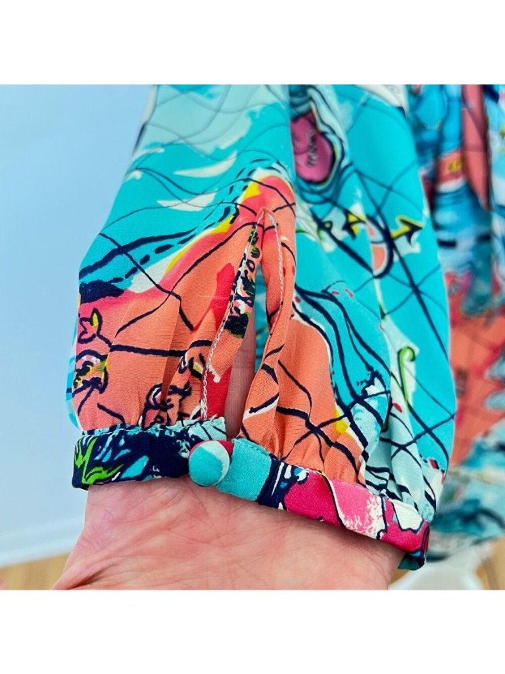 Lilly Pulitzer Sz 6 Connie Dress X Marks The Spot Silk Resort Preppy Lightweight - Picture 5 of 14